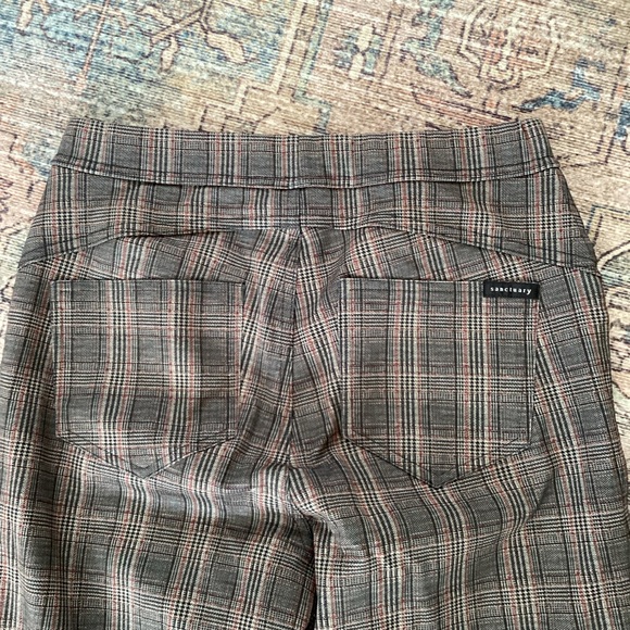 Sanctuary Women’s Gray Plaid Slim Fit Pull On Pants Size XS - Picture 4 of 8